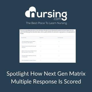 Spotlight How Next Gen Matrix Multiple Response Is Scored