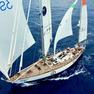 Antigua to Nassau on Galiana with the crew: Jillian Feberwee, Nick Tait, William Edelman, and Michael Youngling