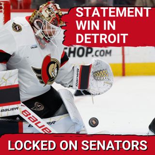 Undermanned Ottawa Senators Grit Out HUGE Win in Detroit + Gabe Eliasson Talks NHL Contract Signing