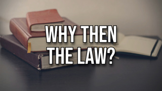 Why Then The Law?