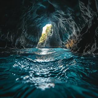 Water Sounds In Cave | For Relaxing, Sleeping, Studying, Meditation | White Noise