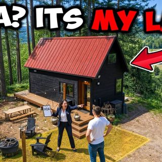 No Rent, No HOA.. Tiny Home Owner Confronted on his Private Land by HOA Karen!
