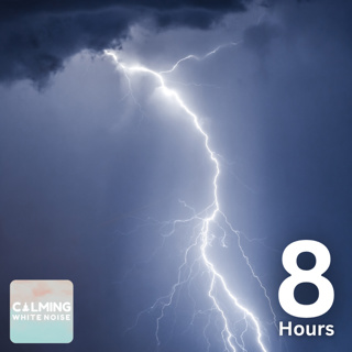Calming Thunderstorm & Rain White Noise (8 Hours) | Reach Deep Sleep with Rain & Thunder Sound