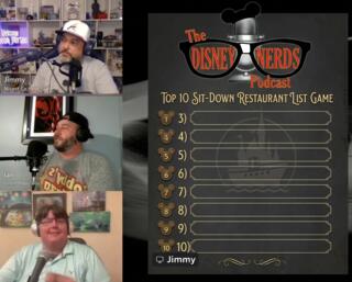 Show # 614 Top 10 Sit-Down Restaurant List Game