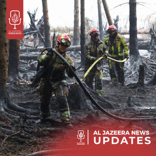 Conflict in Sudan, Wildfire burning in Belgium