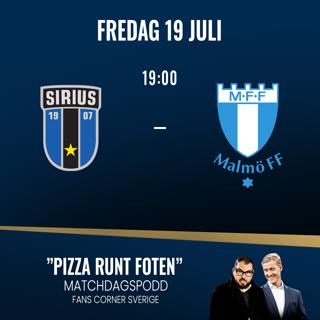 Pizza runt foten (fredag)
