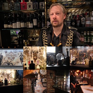 Samtal med bartendern John om Viktorian Steampunk LAB.