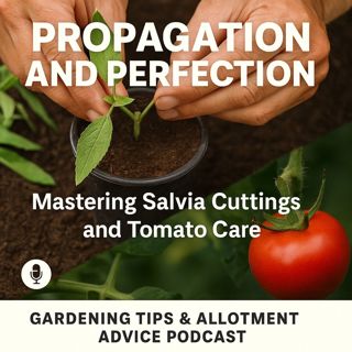 🎧 Propagation and Perfection: Mastering Salvia Cuttings and Tomato Care | Gardening Tips & Allotment Advice Podcast