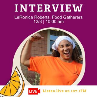 ROCKIN' FOR THE HUNGRY 2025 ~ LeRonica Roberts, Community Food Programs Manager at Food Gatherers