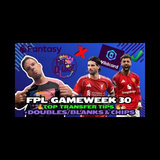 BLANKS, DOUBLES & CHIP TALK! 🍟🔍| GW30 TOP TRANSFER TIPS🚀🔥 | Fantasy Premier League Tips 2025/26