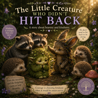 The Little Creature Who Didn’t Hit Back — A Gentle Story About Bravery and Kindness
