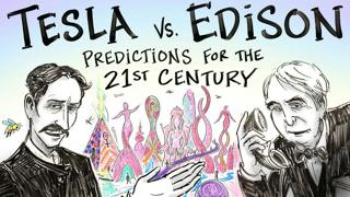 Nikola Tesla vs Thomas Edison's Predictions for the 21st Century | After Skool