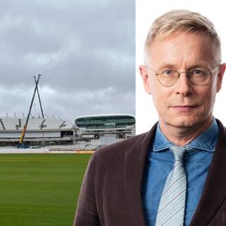 Att få covidvaccin på Lord's: Daniel Alling, London