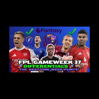 FPL GW37 DIFFERENTIALS & BEST 1 WEEK PUNTS! 🎲🎰🎉| LET'S GO! 🚀💎🔥 | Fantasy Premier League Tips 2025/26