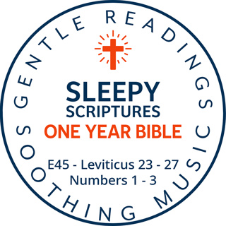 Sleepy Scriptures One-Year Bible | Week 15: Part 3 | Leviticus 23–27 & Numbers 1–3 | Holy Seasons and Sacred Order