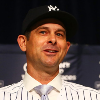 Mike Francesa with Aaron Boone