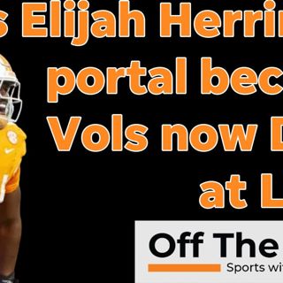Elijah Herring: Vols LB enters transfer portal