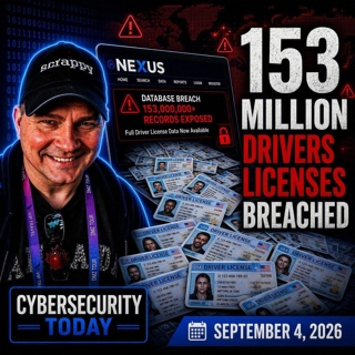 FBI probes 153 million driver's licence leak, Health data breach hits 9.5 million, Cyberattack closes Slovenian casinos