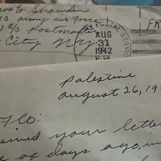 T/Sgt Thomas Edward Snowden, US Army Air Corp - Letter Sent Home !!
