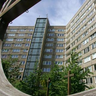 Wohnen im Dresdner Plattenbauviertel