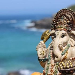 Ganpati Shrine Beach Waves - 10 Hours Sleep Sound
