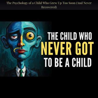 The Psychology of a Child Who Grew Up Too Soon (And Never Recovered)