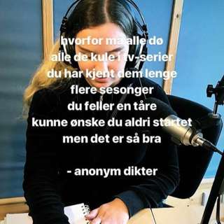 Fredag 07.09 - Spesialsending med et lyrisk perspektiv