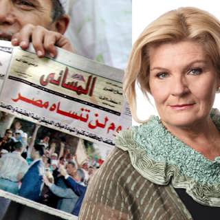 Utlänningar släpps inte in: Cecilia Uddén, Kairo