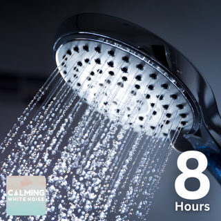 Shower White Noise (8 Hours) | Shower Sounds to Help Unwind & Relax