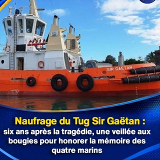 Naufrage du Tug Sir Gaëtan : six ans après la tragédie, une veillée aux bougies pour honorer la mémoire des quatre marins