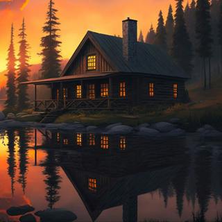 Your Getaway to Calm: The Cabin by The Lake - Sleep Story for Letting Go