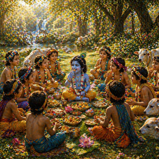 36. Krishna starts His picnic