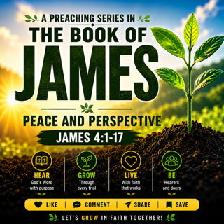 Peace and Perspective | James 4 | Christian Bible Study