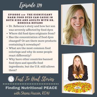 Episode 119- The Significant Harm Food Dyes Can Cause in Both Kids AND Adults with Dr. Rebecca Bevans