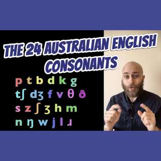 AE 330: The 24 Australian English Consonants
