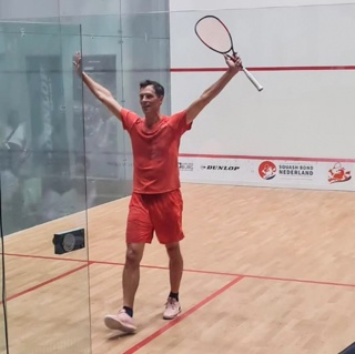 973: Squash med Christian Drakenberg