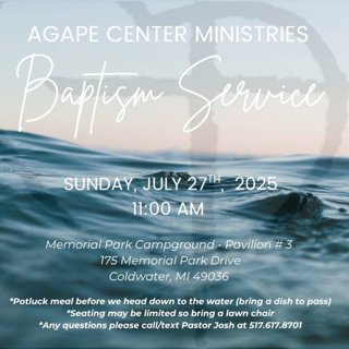 Carry Your Cross (baptism service)