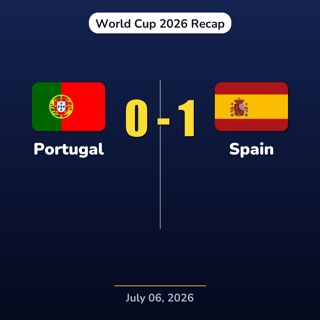 Portugal vs Spain | World Cup 2026 Recap