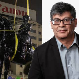 Den staty som var mitt på torget är borta: Ivan Garcia, Santiago de Chile