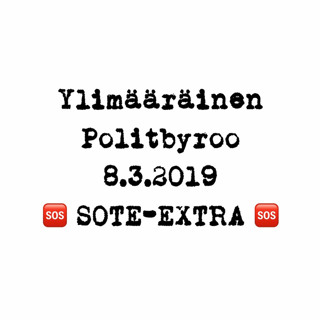Extra: Sote kaatuu, hallitus kaatuu - mutta miten käy Politbyroon?