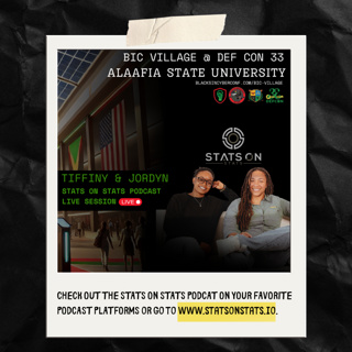 Stats on Stats x B.I.C. @ DEF CON 33: Finding Your Village with Mariah