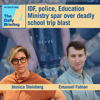 IDF, police, Education Ministry spar over deadly school trip blast