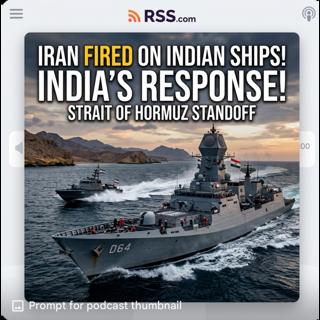 🎙️ Iran Fired on Indian Ships | India’s Response Changed the Strait of Hormuz. Please like, share , follow and comment. Thank you.