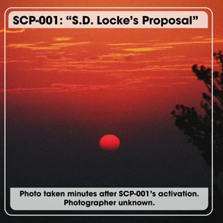 SCP-001: "S. D. Locke's Proposal"