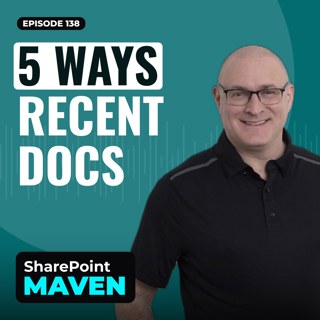 How to display recently modified documents on a SharePoint site