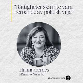 10. Hanna Gerdes - Rättigheter ska inte vara beroende av politisk vilja