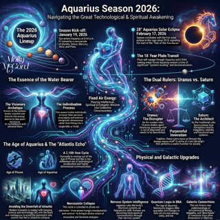 Navigating The Quantum Leaps of Aquarius Season 2026 ~ Aquarius Stellium, Eclipse Energies