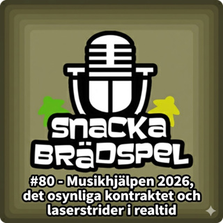 #80 - Musikhjälpen 2026, det osynliga kontraktet och laserstrider i realtid