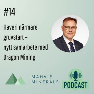 14 Haveri närmare gruvstart – nytt samarbete med Dragon Mining