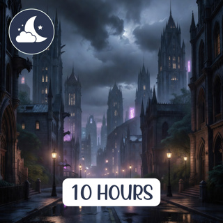 Falling Asleep in Gotham City: 10 Hours of Rain Sounds & Night Ambience for Deep Sleep